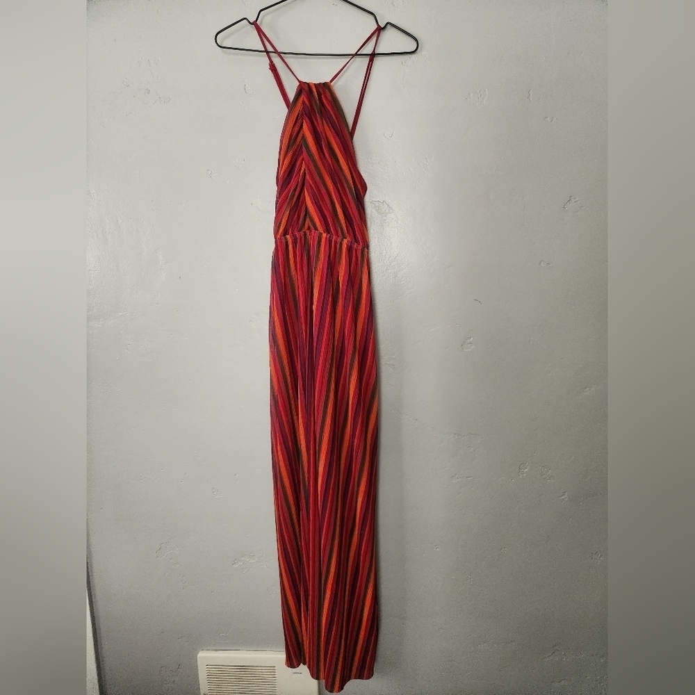 NWT Grace & Mila Meredith Textuted Multi Colored Maxi Dress Medium - Picture 5 of 11